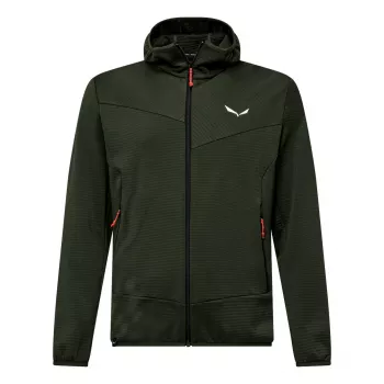 Salewa Puez Altavia PL HD Herren Kapuzen-Fleecejacke - Dunkeloliv, Größe M