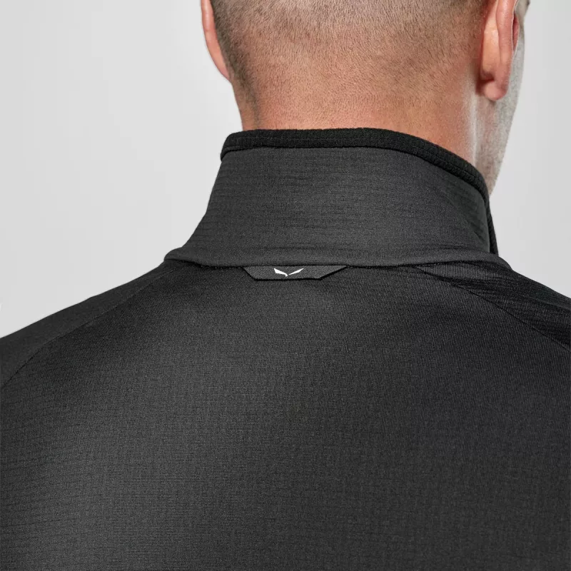 Salewa Puez Cammino Polarlite Half-Zip Fleece Herren Black Out L