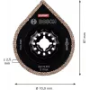 Bosch Expert Carbide-RIFF Starlock Segment-Sägeblatt 85 mm RT3 grob zum Entfernen von Fugenmörtel