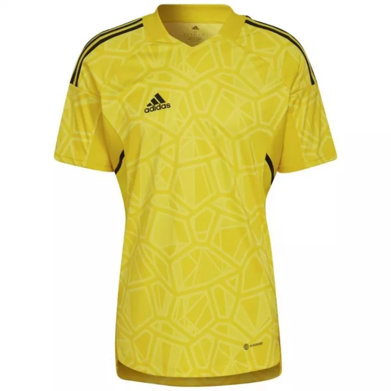 adidas Herren Condivo 22 Torwarttrikot Kurzarm Solar Yellow HF0138