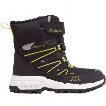 Kappa Floki Tex Kinderschuhe Schwarz-Limette 260975K 1133