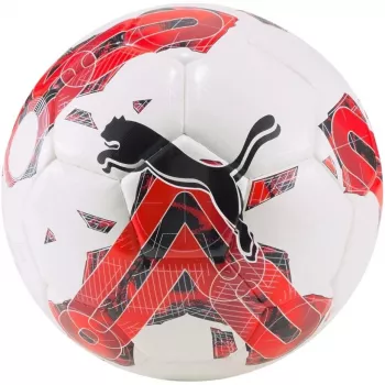 PUMA Orbita 5 Hybrid Fußball Weiß-Rot Größe 4