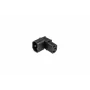 Kabelmeister IEC C14 auf C13 Winkel-Netzadapter, 10A 250V, Schwarz