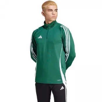 adidas Tiro 24 Trainings-Top Herren Sweatshirt Grün-Weiß IS1040 2XL