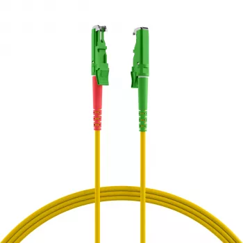 EFB Elektronik Duplex Jumper E2000/APC-E2000/APC 9/125µm OS2 LSZH Gelb 3,0mm 40m