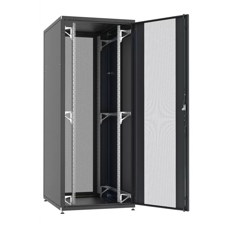EFB PRO 33U 800x800mm Server-Schrank RAL9005 mit perforierten Front- und Rücktüren