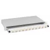 EFB Elektronik BA71533.24 24-Port E2000/APC Single-Mode Rack-Mount Fiber Splice Box, 1U, OS2, mit Pigtails