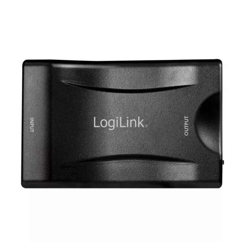 LogiLink CV0160 SCART-zu-HDMI-Konverter-Adapter, 1080p, Schwarz