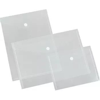 Eichner Dokumentenhüllen DIN A4 quer transparent glatt, 5er Pack