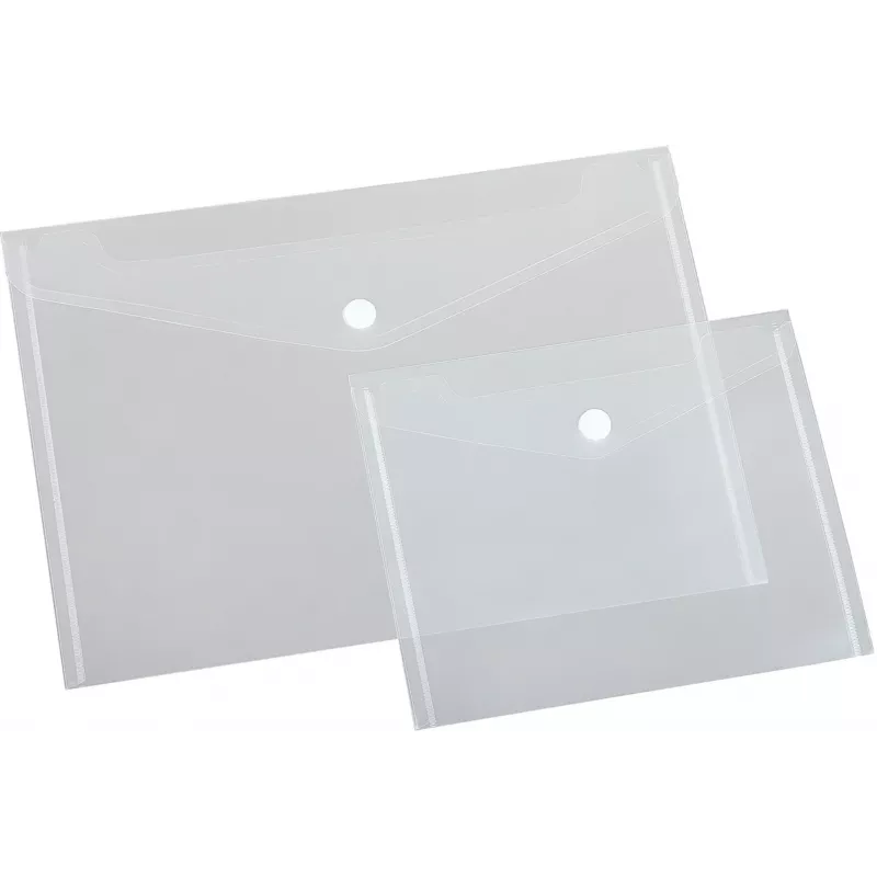 Eichner Dokumentenhüllen DIN A4 quer transparent glatt, 5er Pack