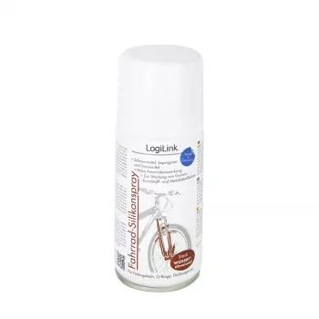 LogiLink Silikonspray für Fahrräder, mit Lösungsmittel, 150 ml