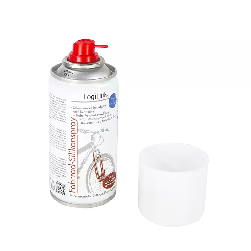 LogiLink Silikonspray für Fahrräder, mit Lösungsmittel, 150 ml