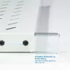 LogiLink 19 inch verstellbares Rack-Regal für 800 mm tiefe Racks, hellgrau