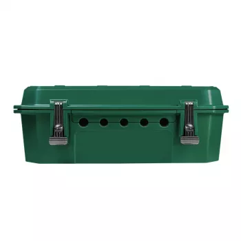 LogiLink Outdoor-Stromverteilerkasten mit 4-fach Steckdosenleiste, IP54, Grün, 2m Kabel