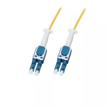 LogiLink Uniboot Push-Pull Glasfaser-Patchkabel LC-LC OS2, 5,0 m