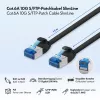 LogiLink Cat.6A Slim S/FTP LSZH Patchkabel, Schwarz, 15 m, SlimLine