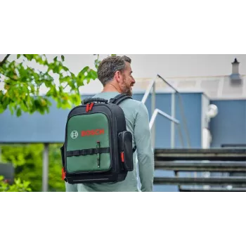 Bosch Power Tools 60-teiliges Werkzeug-Rucksack-Set (Schwarz/Grün)