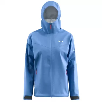 Salewa Puez Aqua 4 PTX 2.5L Damen Regenjacke Morning Blue M
