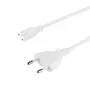 LogiLink CP193W Netzkabel CEE 7/16 auf IEC C7 Weiß 5m