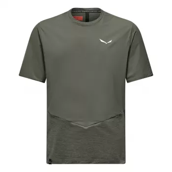 Salewa Pedroc Dry Wind T-Shirt Herren Faded Green XL