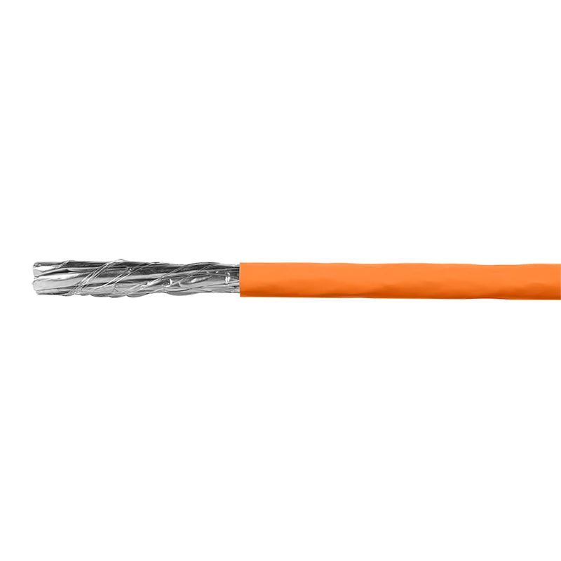 LogiLink Cat.7 600 MHz Installationskabel 23 AWG CCA, S/FTP 20 m, Orange