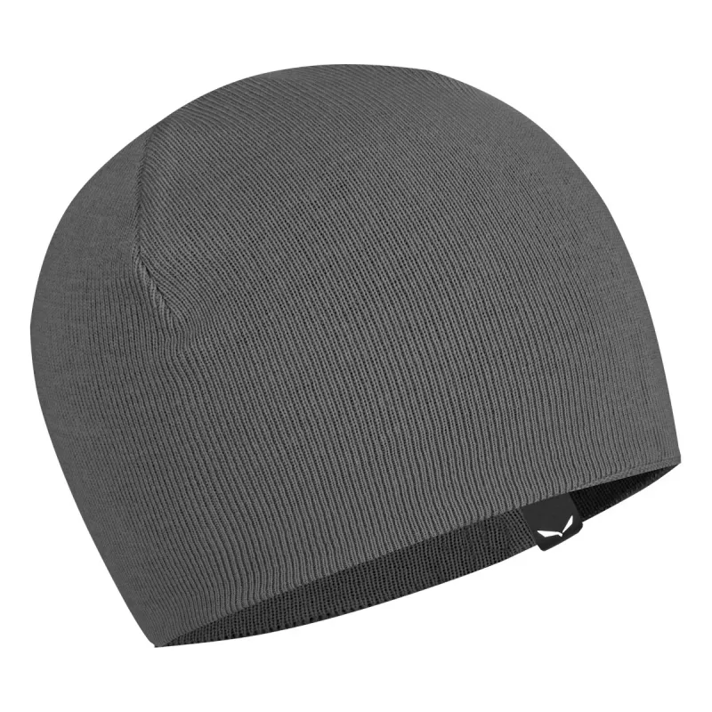 Salewa Pure Reversible Wool Beanie Wollmütze, Black Out, Unisex