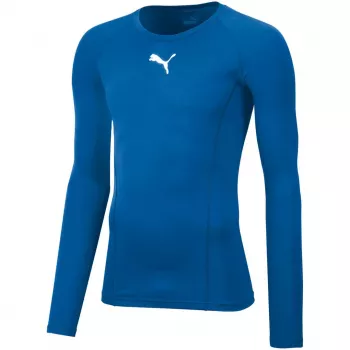 PUMA Liga Baselayer Tee LS Herren Langarm T-Shirt Peacoat-Puma White