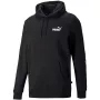 PUMA ESS+ Tape Hoodie FL Schwarzer Herren-Hoodie Größe L
