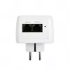 ALLNET ALL3075v4 Smart Plug mit Wi-Fi und Ethernet, Energiemonitoring, Typ F Schuko, 16A, 3680W