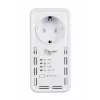 ALLNET ALL3075v4 Smart Plug mit Wi-Fi und Ethernet, Energiemonitoring, Typ F Schuko, 16A, 3680W
