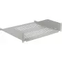 EFB ELEKTRONIK 19 inch 2U Festes Regal, 400 mm Tiefe, 22 kg Belastung, Lichtgrau RAL 7035