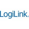 LogiLink Gaming-Schreibtisch, 120x60 cm, Tischplatte aus gehärtetem Glas mit RGB-Beleuchtung, roter Rahmen