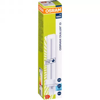 Osram DULUX D 26W/865 G24d-3 Kompaktleuchtstofflampe, Tageslichtweiß, 1800 lm, 2-polig