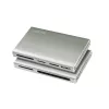 LogiLink USB 3.2 Gen1 5-in-1 Kartenleser, Metallgehäuse, Silber
