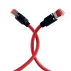EFB Elektronik K8048PUI30 RJ45 Industrie-Patchkabel Cat.6A S/FTP PUR, Draka UC900 TM21, öl- und UV-beständiger Mantel, 4x2 x AWG26/7, 30 m, rot