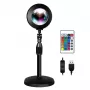 LOGILINK LED Sunset Lampe, 5W, mit Fernbedienung