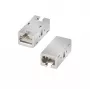 LogiLink Cat.6A geschirmter RJ45 Inline-Kuppler, Metallgehäuse, Industriequalität