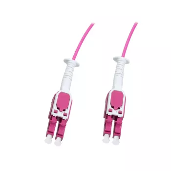 LogiLink Uniboot Push-Pull Glasfaser-Patchkabel LC-LC OM4, 5,0 m