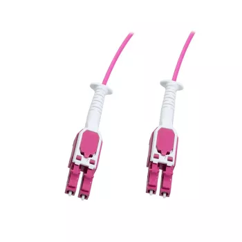 LogiLink Uniboot Push-Pull Glasfaser-Patchkabel LC-LC OM4, 5,0 m