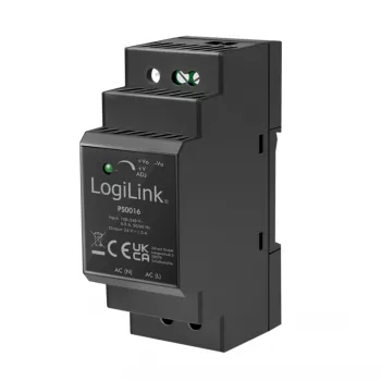LogiLink PS0016 DIN-Hutschienen-Netzteil, 36 W 24 V