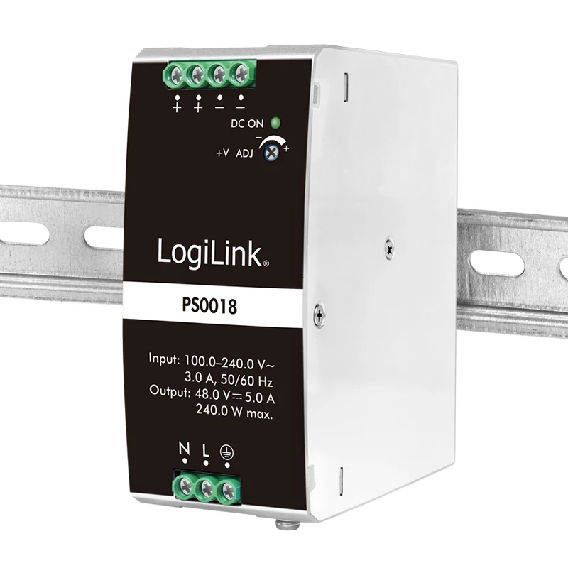 LogiLink Professional Hutschienen-Netzteil 240 W 48 V