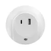 LogiLink LED-Nachtlicht mit Dämmerungssensor, 1x USB-A & 1x USB-C, 18W Gesamtleistung
