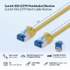 LogiLink SlimLine Cat.6A S/FTP LSZH Patchkabel, Gelb, 5m