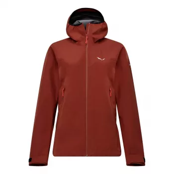 Salewa Puez GTX 3L ePE Damen Hardshell-Jacke Etruskisch Rot 38 (M)