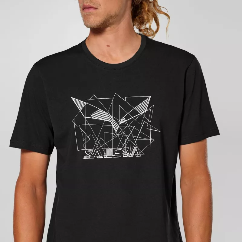 Salewa Herren Eagle Geometric T-Shirt Black Out - Größe L