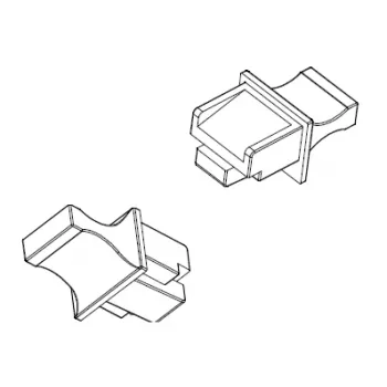 EFB RJ45 Blindstopfen, Schwarz, 100er-Pack