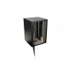 EFB OFF-1868TS.V1RW-AK 18U 19 inch Stand-Server-Schrank, 800 kg statische Last, Tür aus Sicherheitsglas, Schwarz RAL 9005