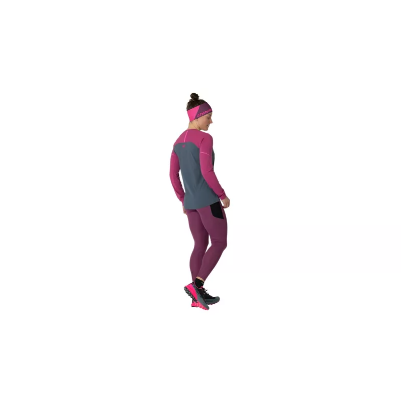 Dynafit Alpine Pro Langarm Laufshirt Damen Magenta Größe M