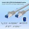 LogiLink Cat.6A CCA S/FTP LSZH Patchkabel, Grau, 5 m, EconLine