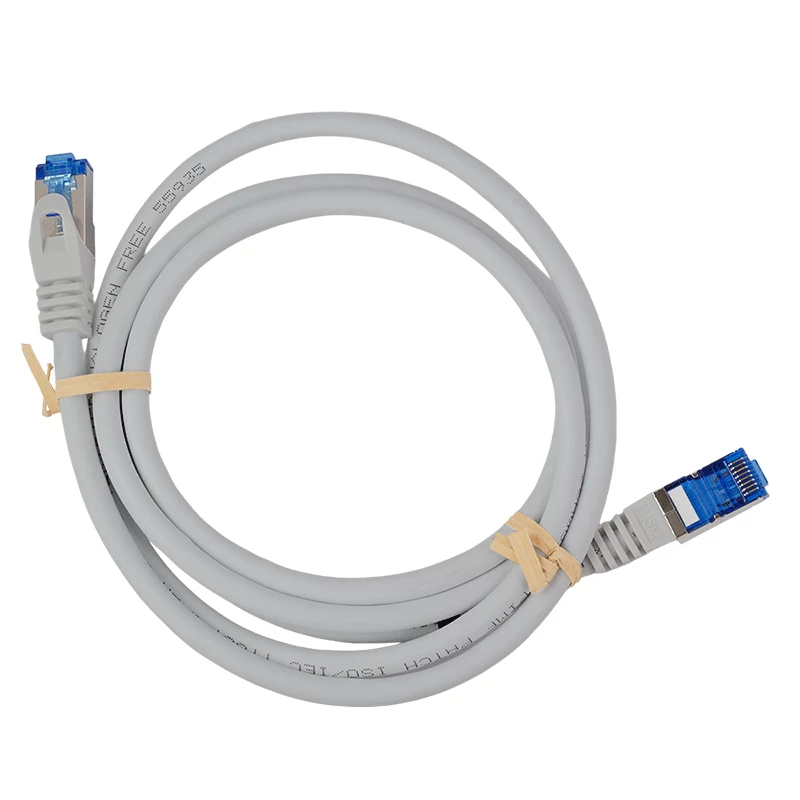 LogiLink Cat.6A CCA S/FTP LSZH Patchkabel, Grau, 5 m, EconLine